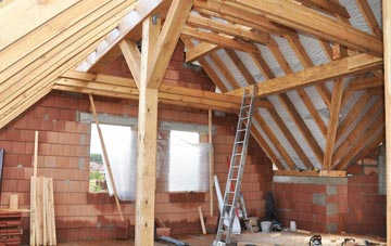 Hanging Langford attic trusses