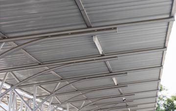 installing Hanging Langford metal roofing